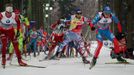 MS v biatlonu 2013, muži na 15 km: Anton Šipulin (5), Martin Fourcade (2)