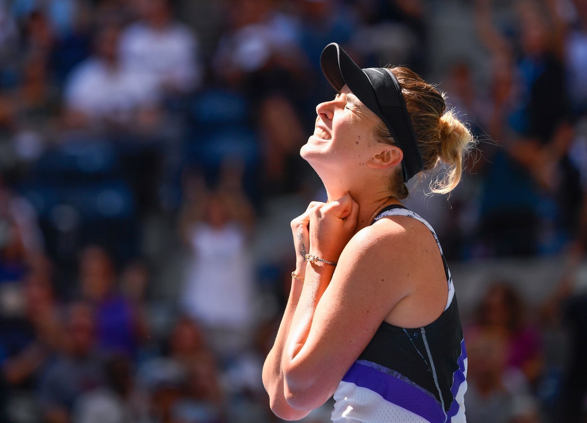 US Open 2019, čtvrtfinále, Elina Svitolinová - Johanna Kontaová