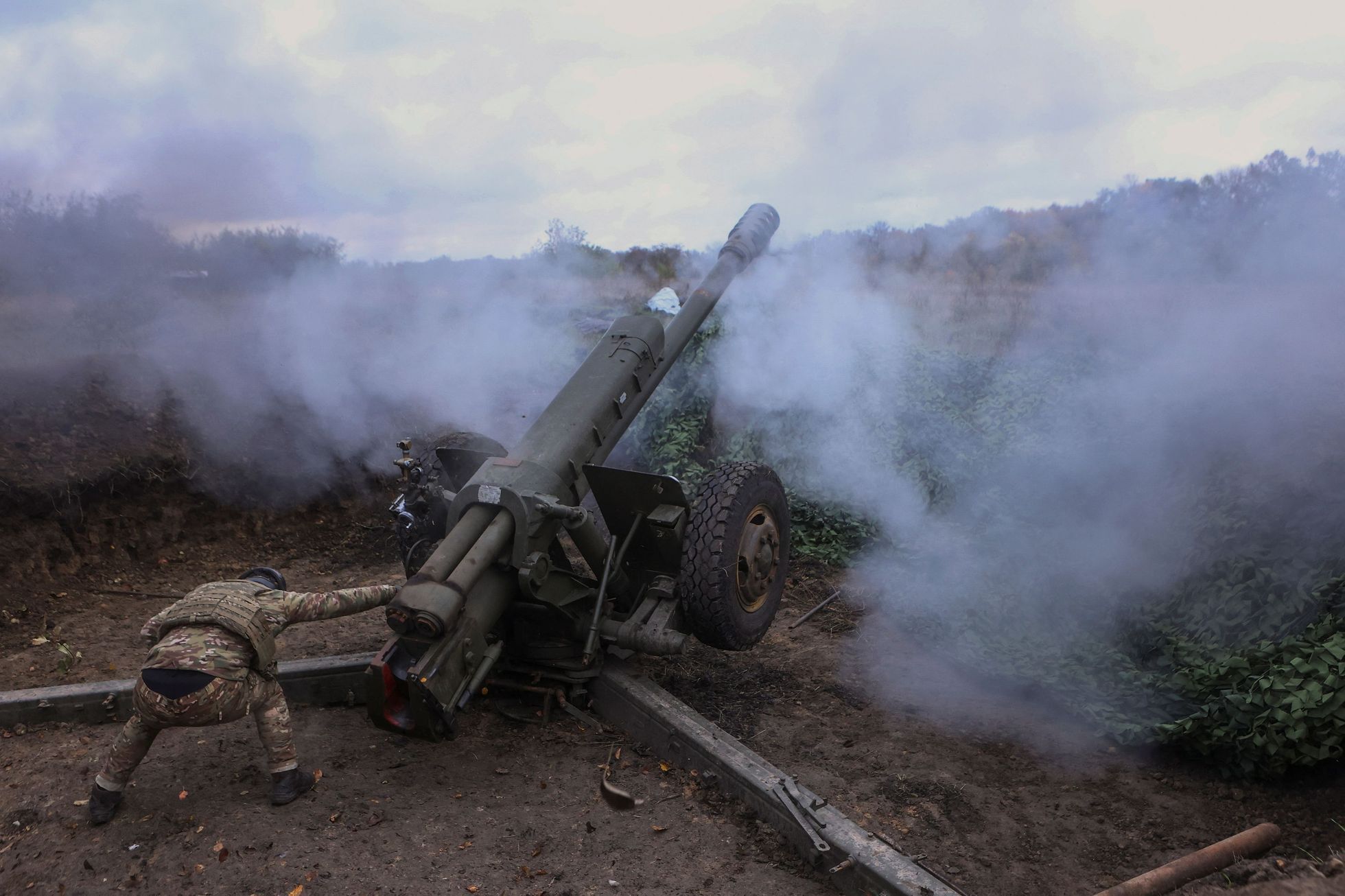 Howitzer D-30 zbraň Ukrajina