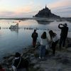 Mont-Saint-Michel francie klášter ostrov