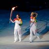 Soči 2014, zahájení: olympijská pochodeň (Jelena Jelena Isinbajevová a Maria Šarapovová)