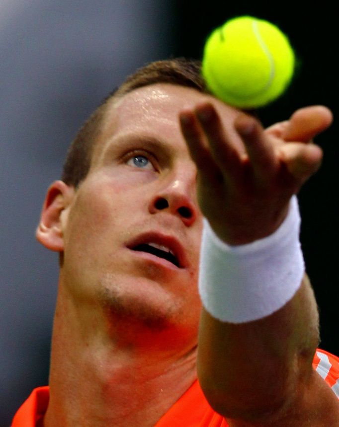 Tomáš Berdych na turnaji v Dauhá 2016