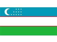 Uzbekistán vlajka