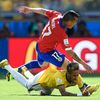 MS 2014, Brazílie-Chile: Neymar - Gary Medel