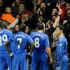 Hazard dostává červenou kartu v utkání ligového poháru Swansea Chelsea