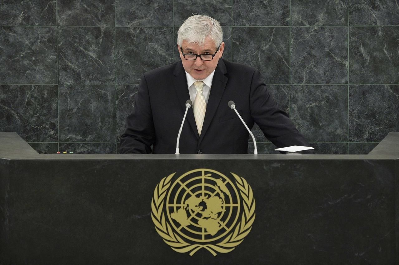 Jiří Rusnok na Valném shromáždění OSN