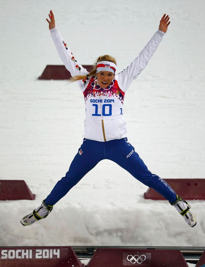 Soči 2014, biatlon hromadný start Ž: Gabriela Soukalová