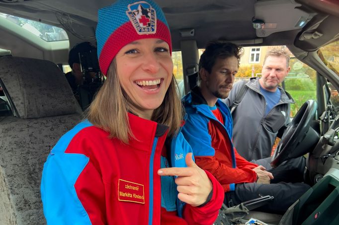 Veronika Khek Kubařová ve filmu Na horách.