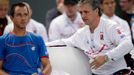 Davis Cup, Švýcarsko - Česko: Lukáš Rosol a Jaroslav Navrátil