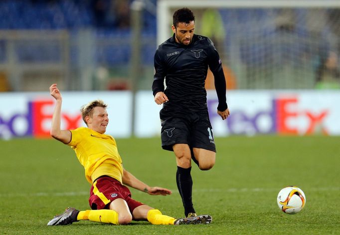 EL:Lazio vs Sparta Praha: Ladislav Krejčí a Felipe Anderson