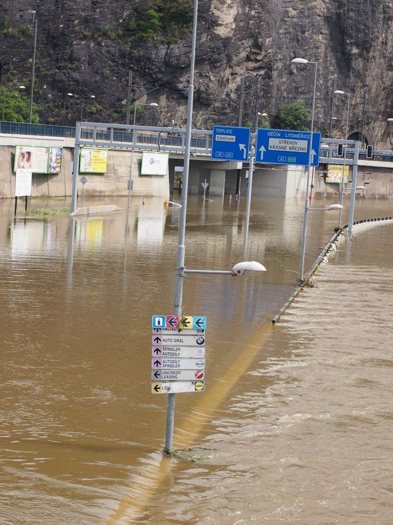 Povodeň červen 2013 - Ústí nad Labem 9. 6.