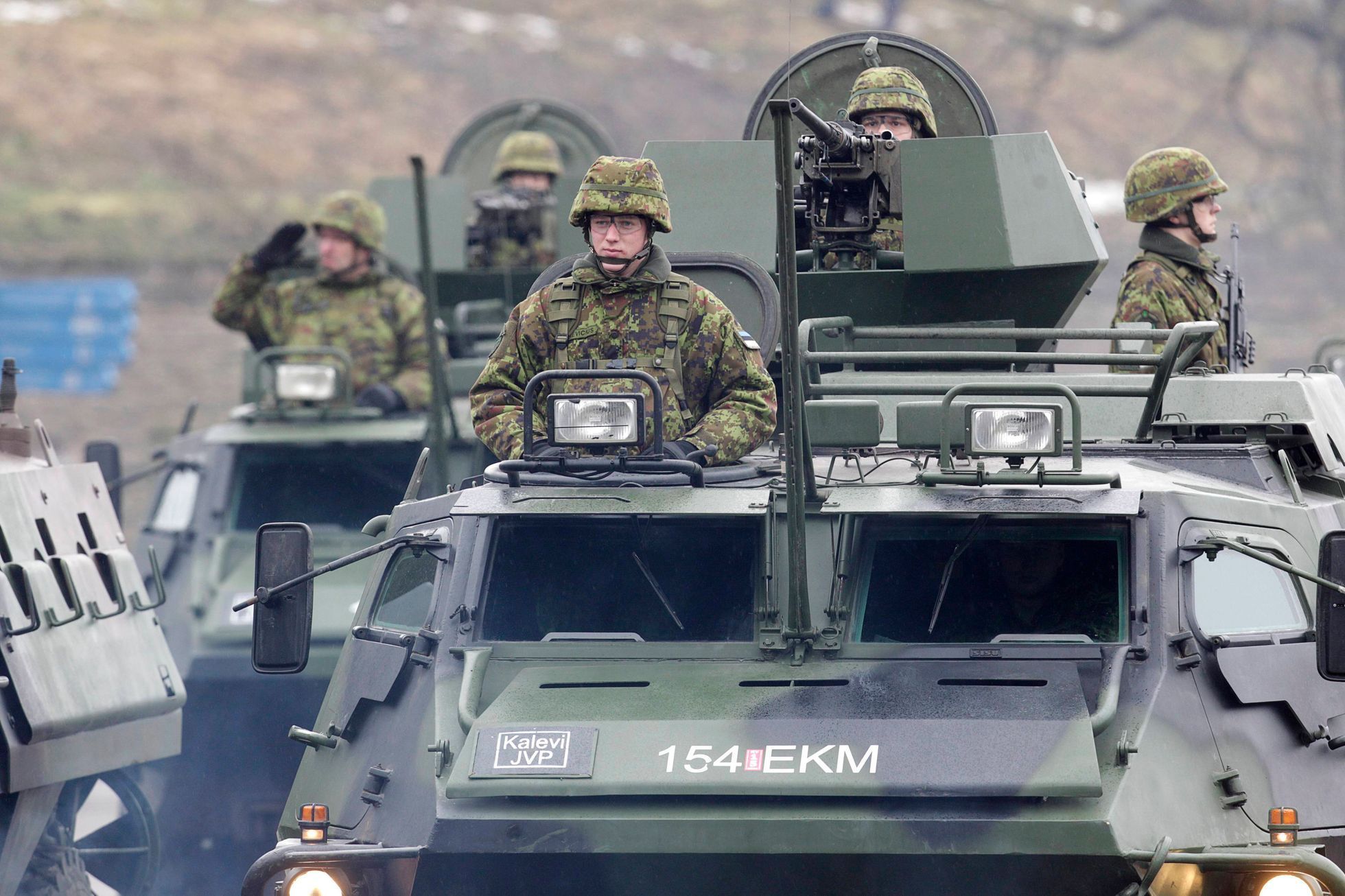 Vojenská přehlídka v Estonsku