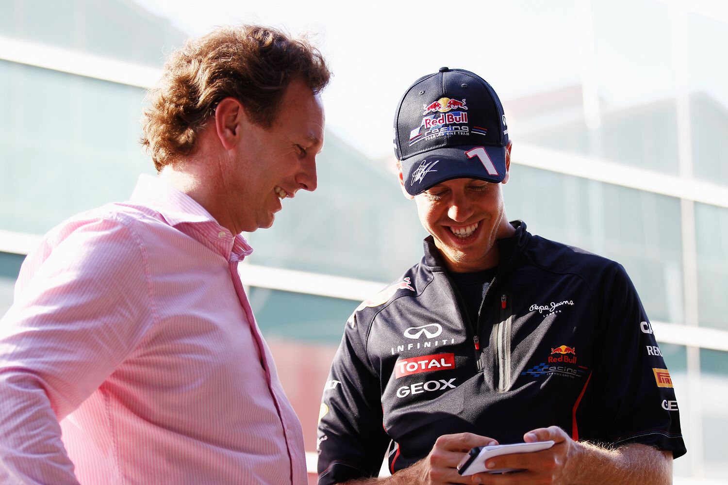 Christian Horner a Sebastian Vettel, Red Bull