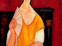 Amédéo Modigliani - La femme a l'éventail