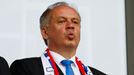 Euro 2016, Slovensko-Anglie: slovenský prezident Andrej Kiska