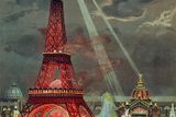 V Paříži bylo předvedeno mnoho návrhů na stavbu, která by měla připomínat 100. výročí francouzské revoluce. Objevil se například nápad na obří gilotinu na počest obětí revoluce nebo vysoký sloup, na jehož vrcholu by bylo umístěno světlo, které by osvětlovalo noční město. Nakonec zvítězil plán Gustava Eiffela, který svou věž neúspěšně nabízel i Barceloně, kde se světová výstava konala o rok dříve.