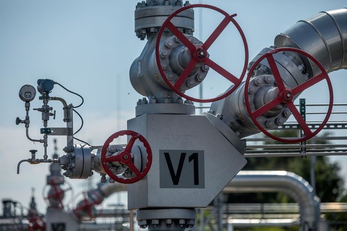 Zásobník zemního plynu společnosti RWE Gas Storage v Hájích u Příbrami