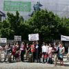 demonstrace za práva pracovních migrantů