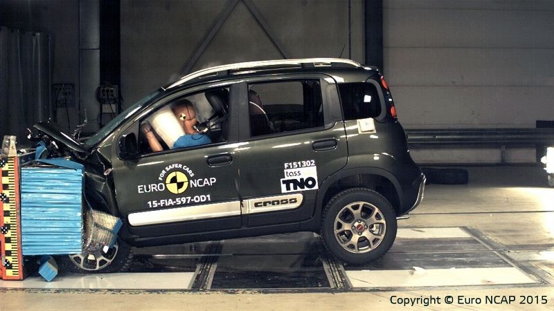 Crash test EuroNCAP - Fiat Panda Cross