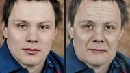 Ondřej Němec, obránce, který umí střelit i branku, na obrázku z loňského roku a z roku 2040