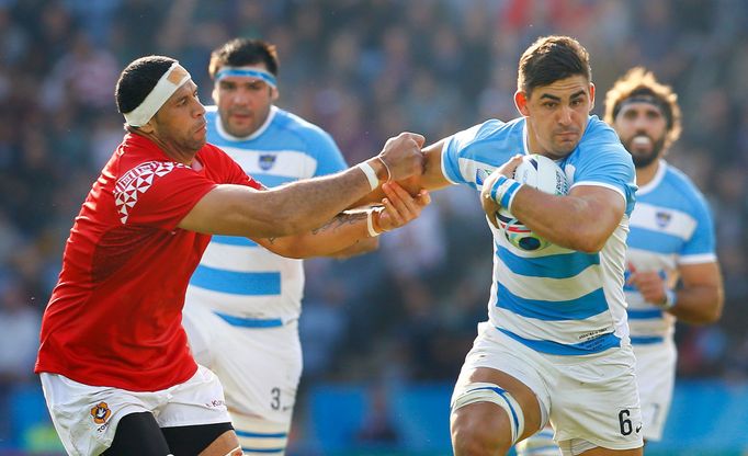 Tonga (Lua Lokotui) vs. Argentina (Pablo Matera) na MS 2015