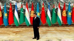 čína si ťin-pching summit střední asie