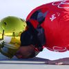 Rakouský snowboardista Benjamin Karl slaví zlato v paralelním obřím slalomu na ZOH 2022 v Pekingu