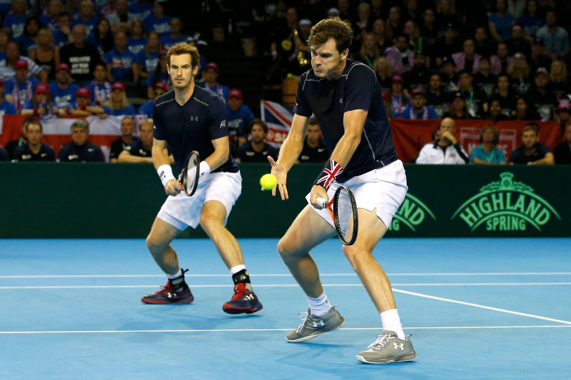 Jamie a Andy Murray v semifinále Davis Cupu 2016