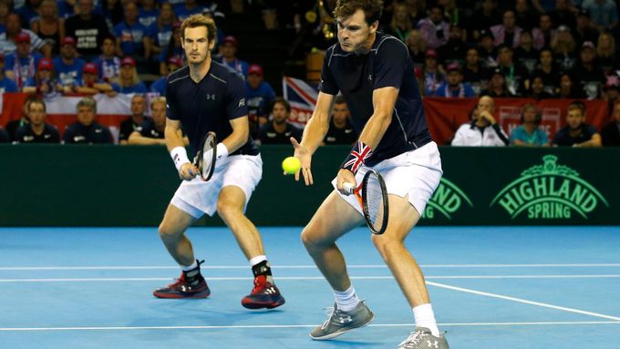 Jamie a Andy Murray v semifinále Davis Cupu 2016