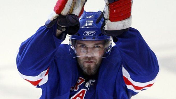 Jaromír Jágr v dresu NY Rangers