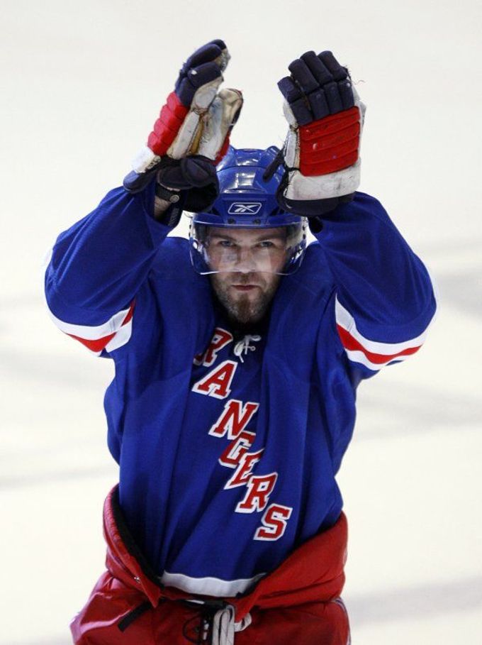 Jaromír Jágr v dresu NY Rangers