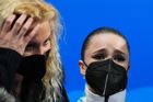 Eteri Tutberidzeová, Kamila Valijevová, OH Peking 2022, krasobruslení