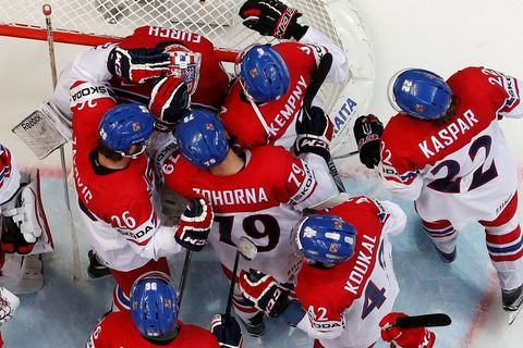 MS 2016, Česko-Norsko: česká radost