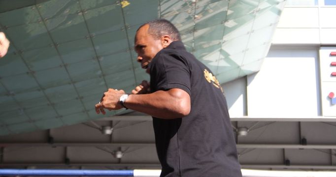 Sugar Ray Leonard a Martin Parlagi v Praze