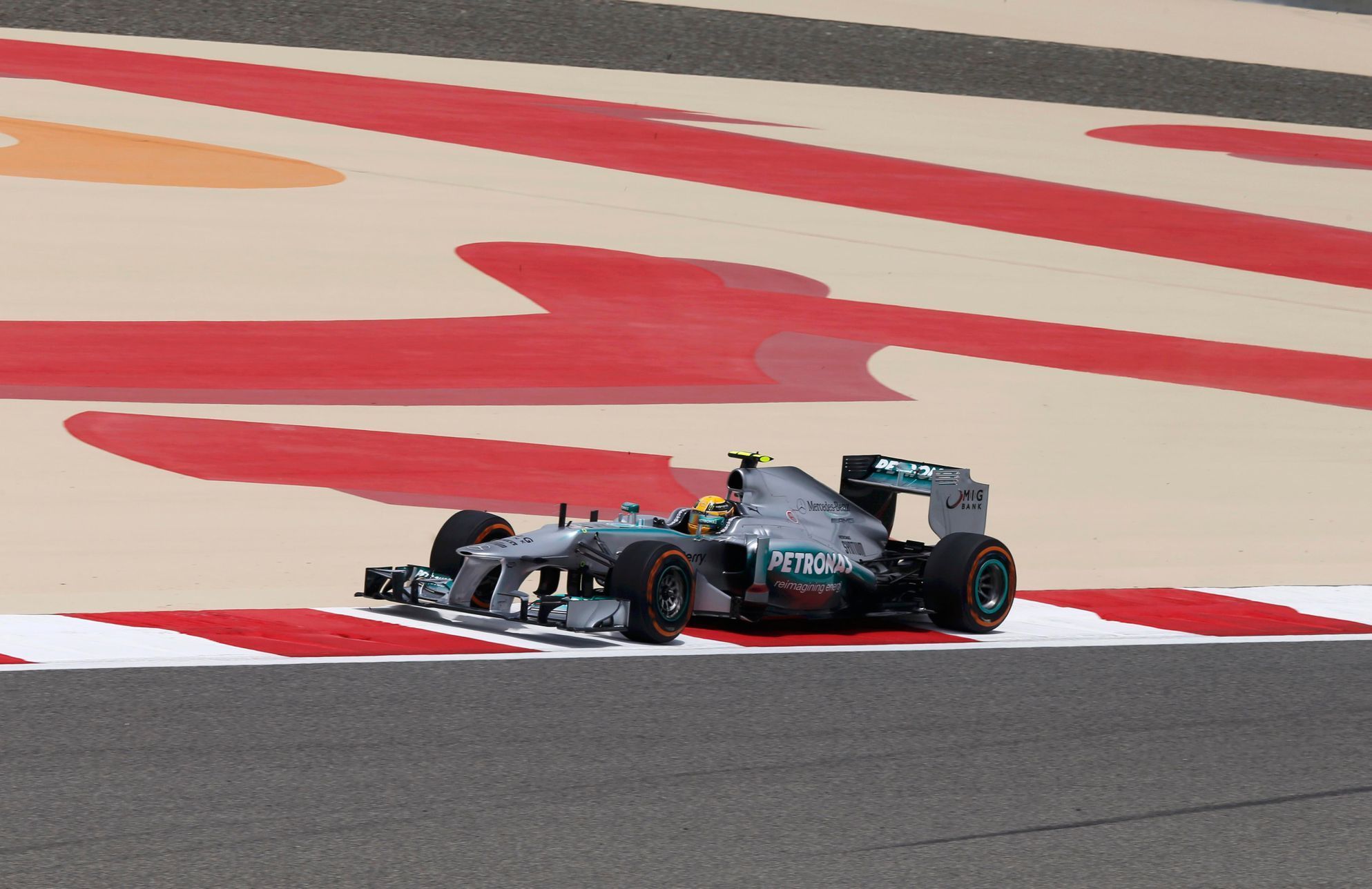 F1, VC Bahrajnu: Lewis Hamilton (Mercedes)