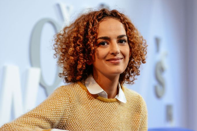 Leila Slimani na Frankfurtském knižním veletrhu, 2017.