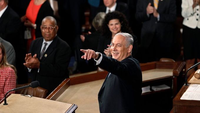 Benjamin Netanjahu v americkém kongresu. (Archivní foto.)