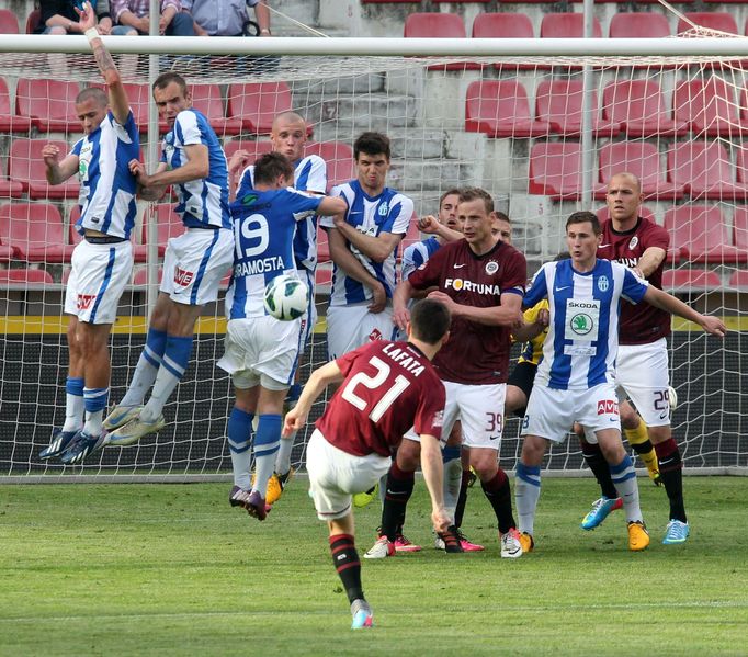 Fotbal, Pohár České pošty, Sparta - Mladá Boleslav: David Lafata