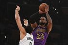 Lakers podlehli Brooklynu a James bude v NBA poprvé po třinácti letech bez play off