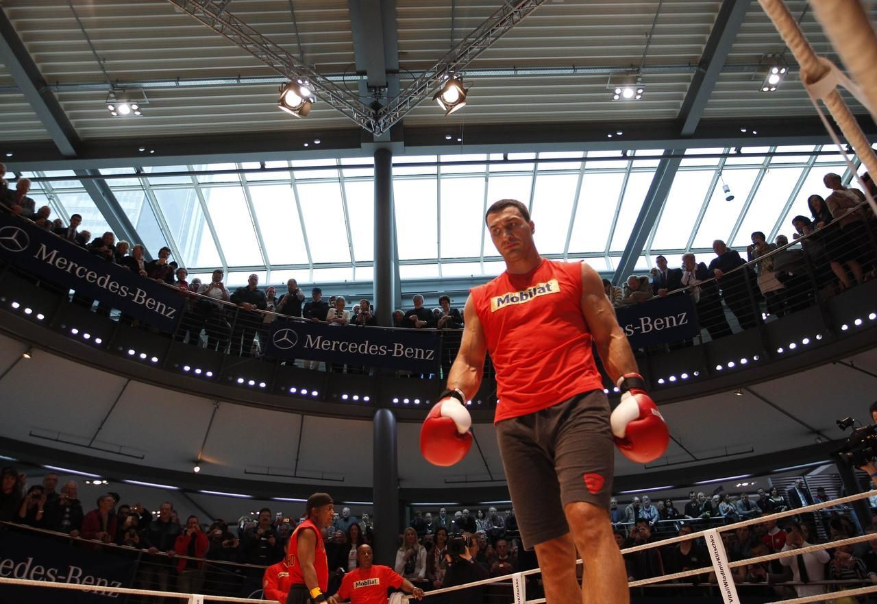 Vladimír Kličko trénuje na Mormecka