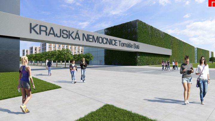 Podívejte se, jak má vypadat "nejmodernější nemocnice na světě" ve Zlíně