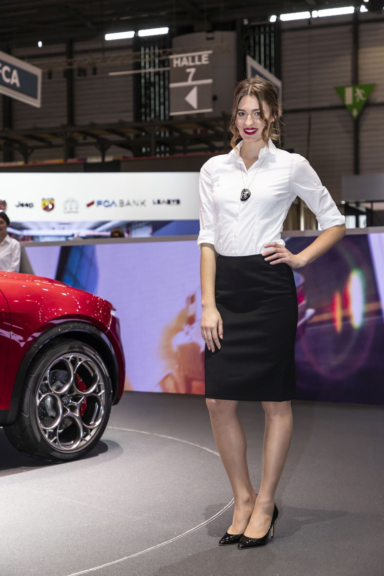 Ženeva 2018 modelky