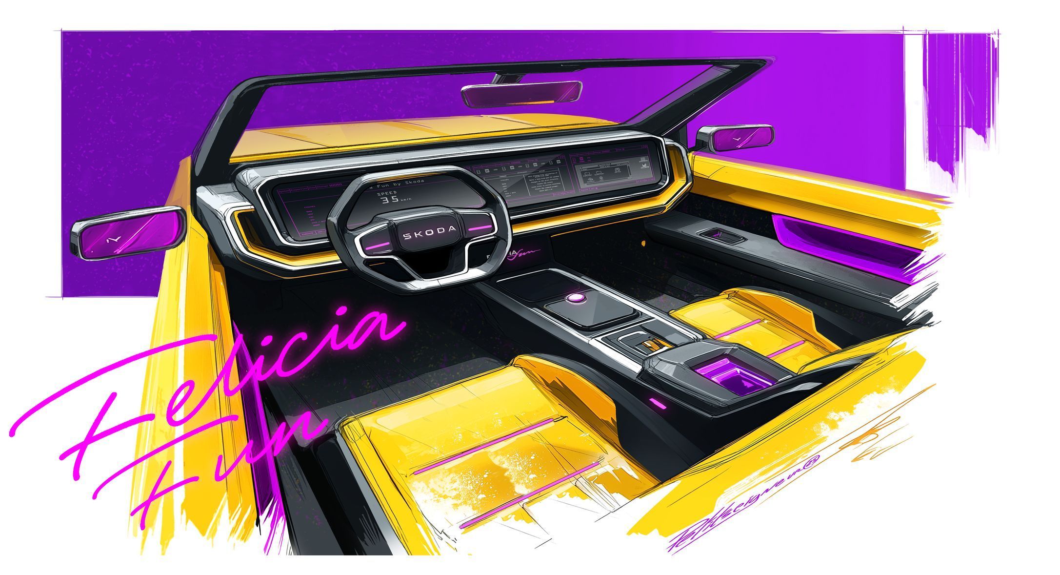 moderní Škoda Felicia Fun