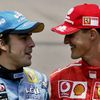 Fernando Alonso a Michael Schumacher