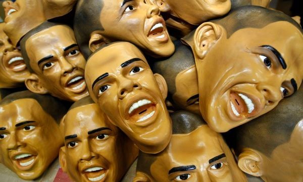 Maska Baracka Obamy