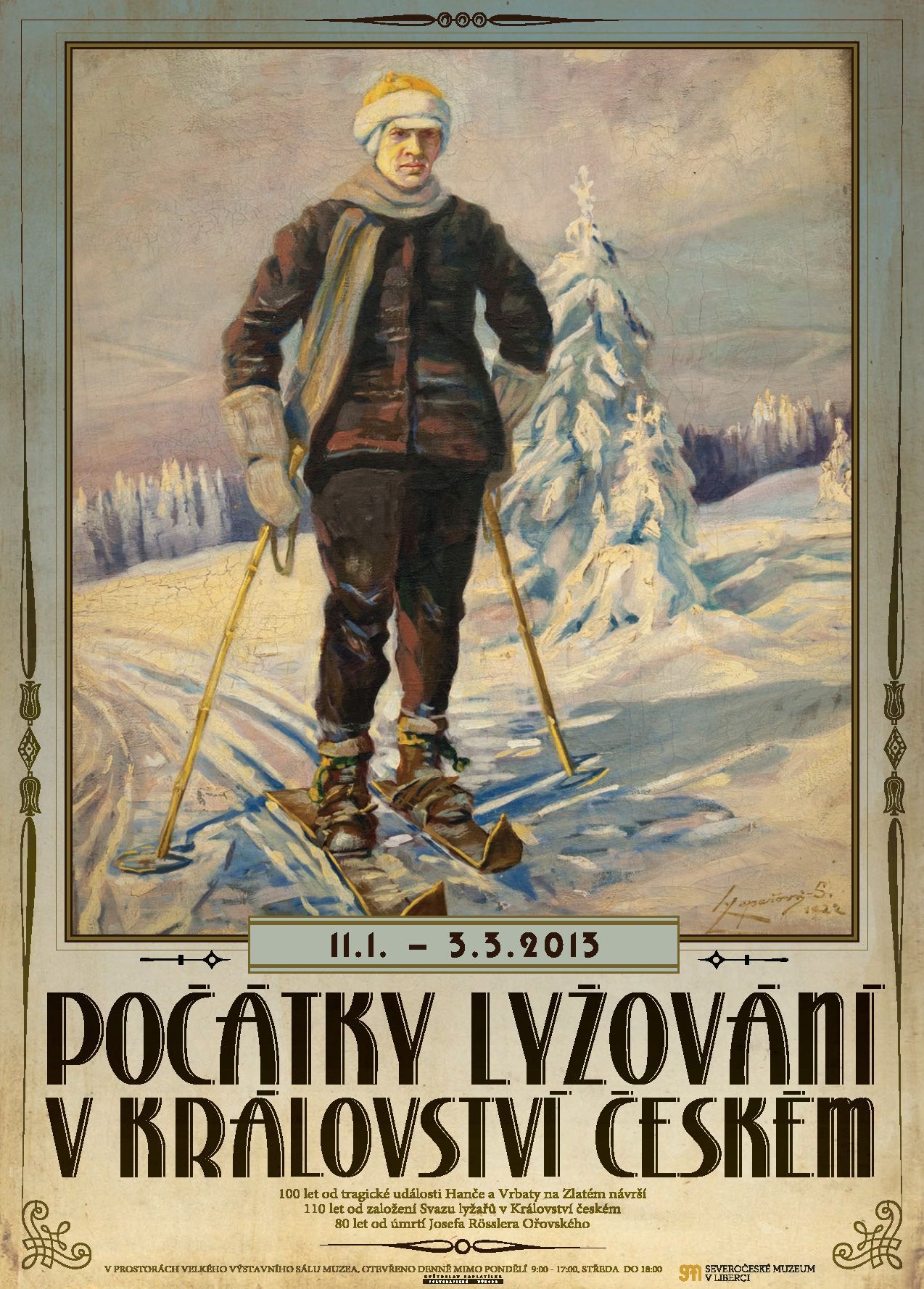 Počátky lyžování v Království českém (výstava Severočeského muzea v Liberci 2013)
