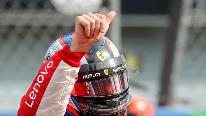 Kimi Räikkönen v kvalifikaci na VC Itálie 2018