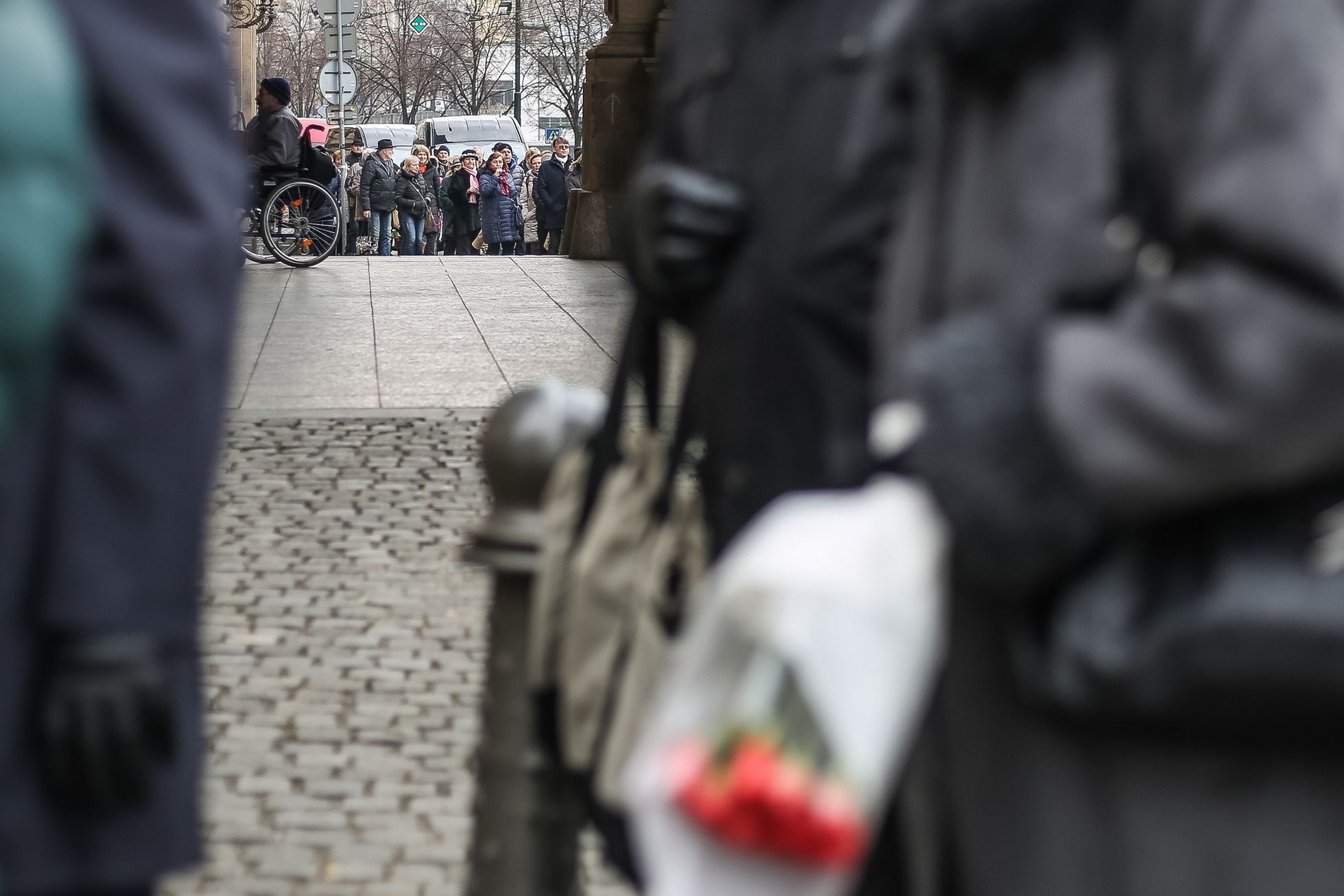 Pohřeb herce Ludka Munzara, Národní divadlo, 1. 2. 2019