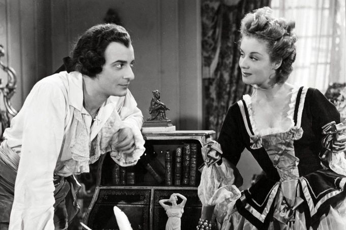 Život G. Casanovy se stal námětem pro řadu filmových zpracování. Záběr z filmu z roku 1947.