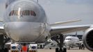 A Qatar Airways Boeing 787 Dreamliner is tolled to the static display area at Le Bourget airport near Paris, June 16, 2013, one day before the 50th Paris Air Show. The air show runs from June 17 to 23. REUTERS/Pascal Rossignol (FRANCE - Tags: BUSINESS AIR TRANSPORT)